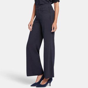 NYDJ - Teresa Wide Leg Jeans - Overdye Black - US Size 12